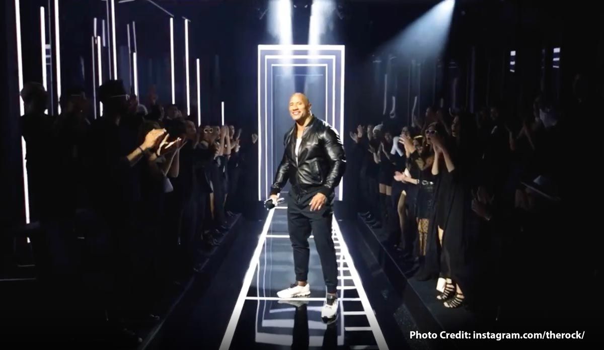 The Rock Dwayne Johnson wearing On Cloud X Trail And Kale 2