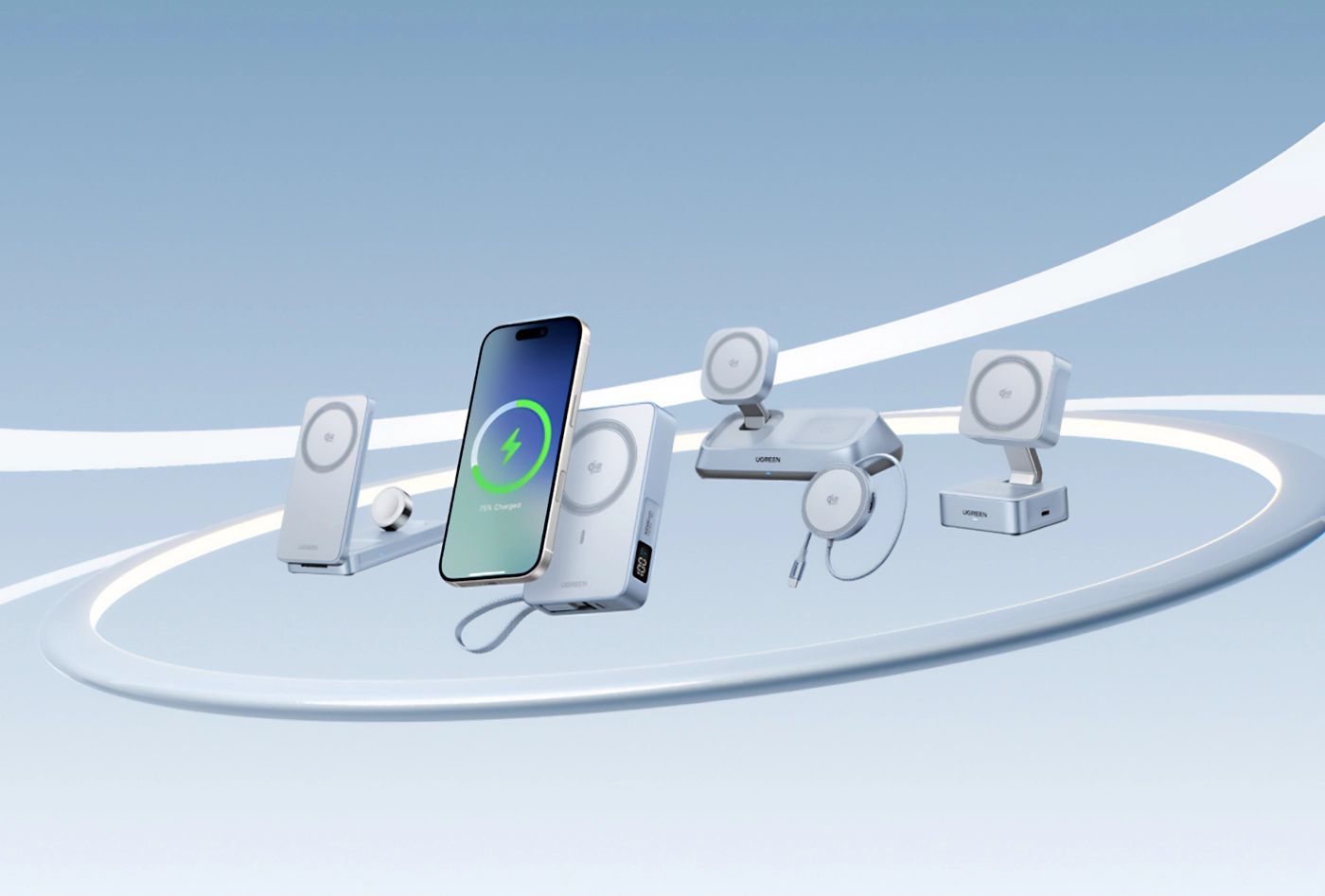 UGREEN MagFlow brings 25W Qi2 speed to magnetic charging