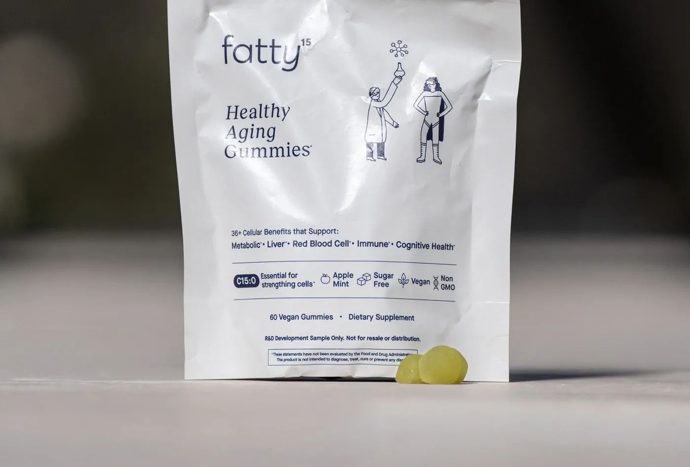 Fatty15 Healthy Aging Gummies make longevity goals easier to achieve