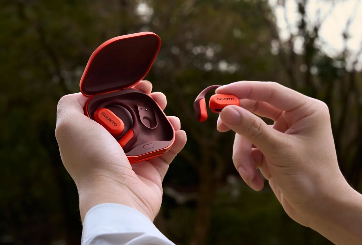 Suunto's new Spark earbuds bring air-conduction open-ear audio to runners