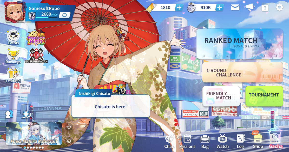 Chisato from Lycoris Recoil is my new mahjong main