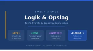 Mini-guide · IF · IFS · SWITCH · XLOOKUP