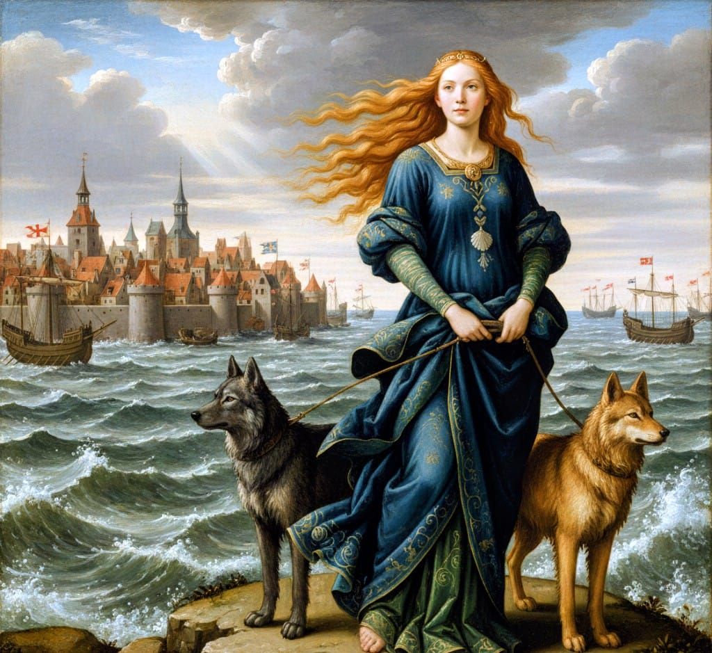 ​⚓ The Mist-Veiled Mother: Nehalennia and the Spirit of the North Sea ⚓