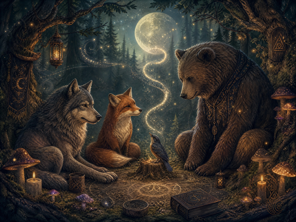 ✨ Sacred Companions: Unveiling the Magic of Totems and Familiars ✨
