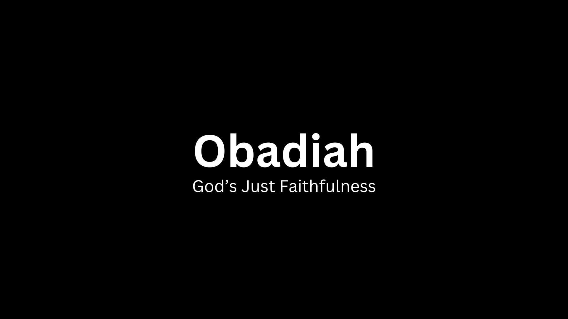 Obadiah