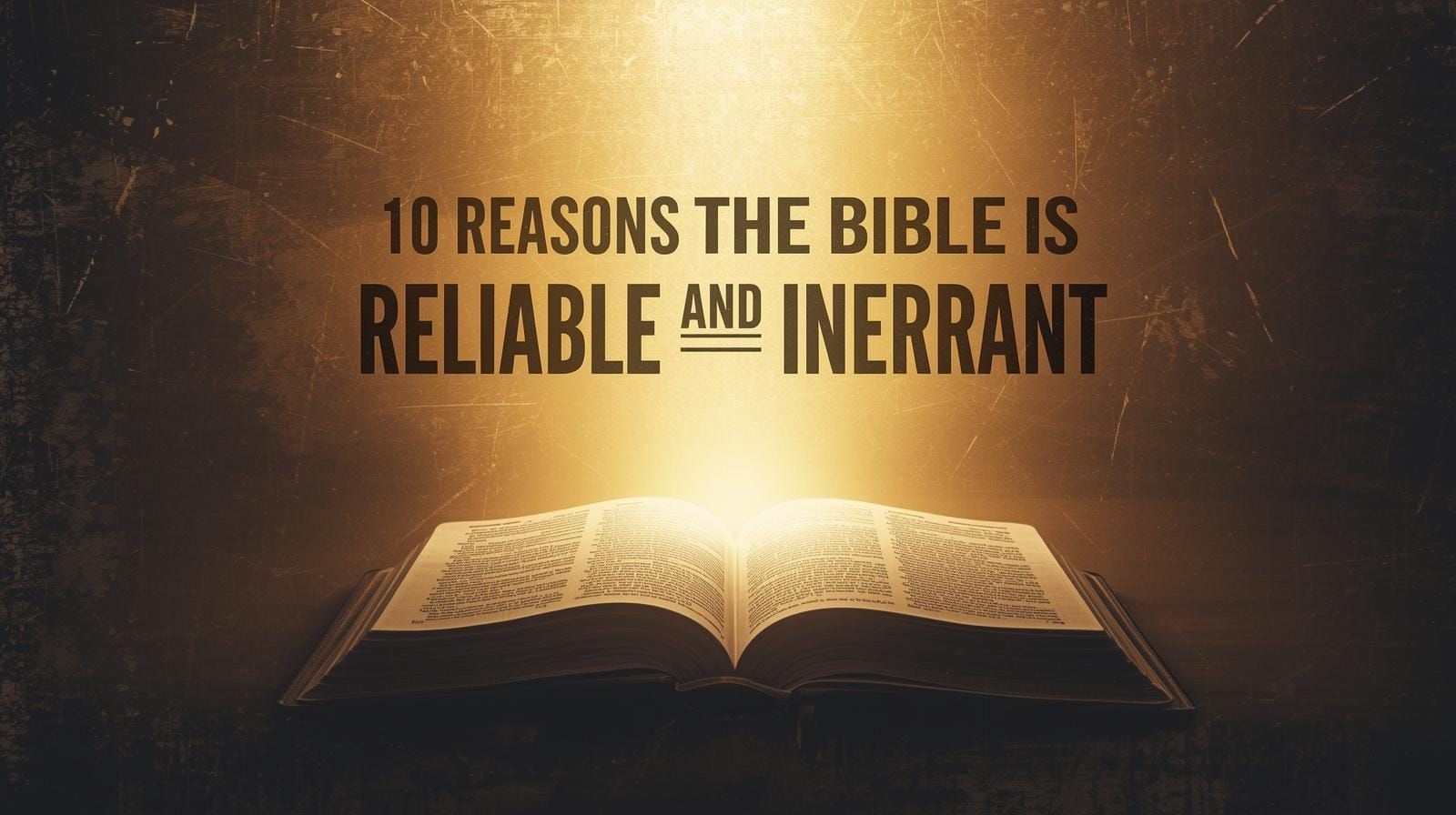 10 Reasons the Bible Is Reliable and Inerrant