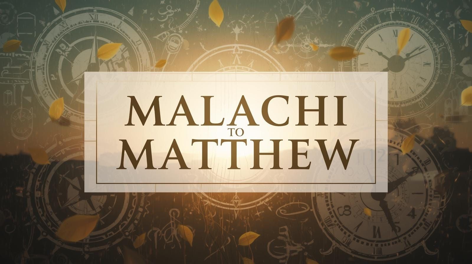How History Prepared the World for Jesus (Malachi to Matthew)