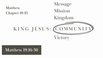 Lord Over All 💪(Matthew 19:16-23)