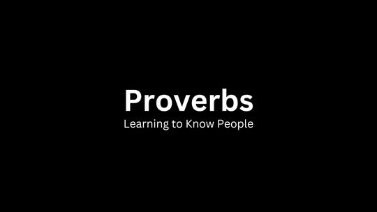 Proverbs