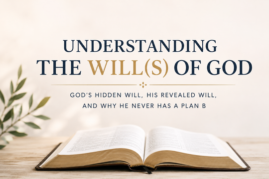 Beginning to Understand God's Will... Does God Have a Plan B?