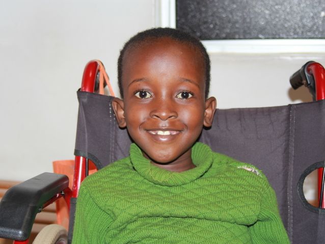 Marline, a young patient in Kenya.