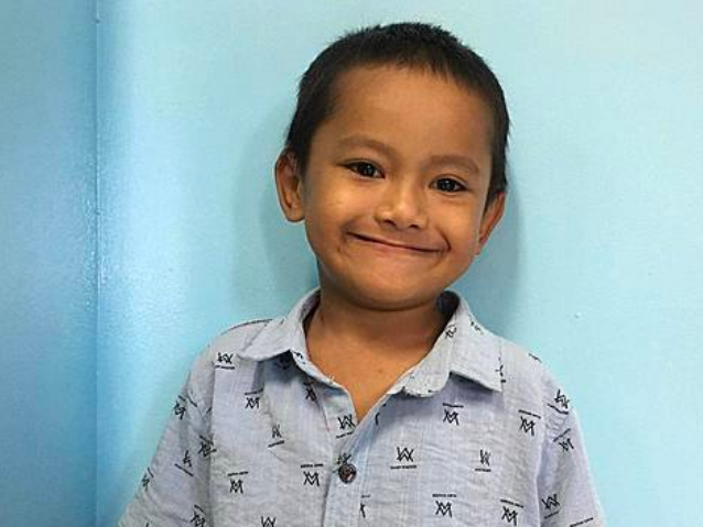 A photo of Darith, a preschooler who needed surgery in Cambodia.