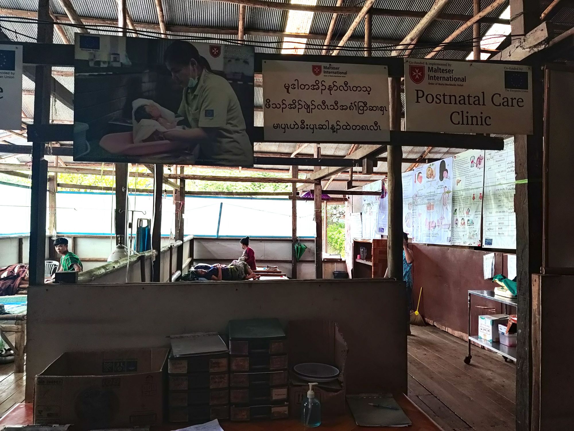 The medical team does what they can to provide comfort and healing to their patients.