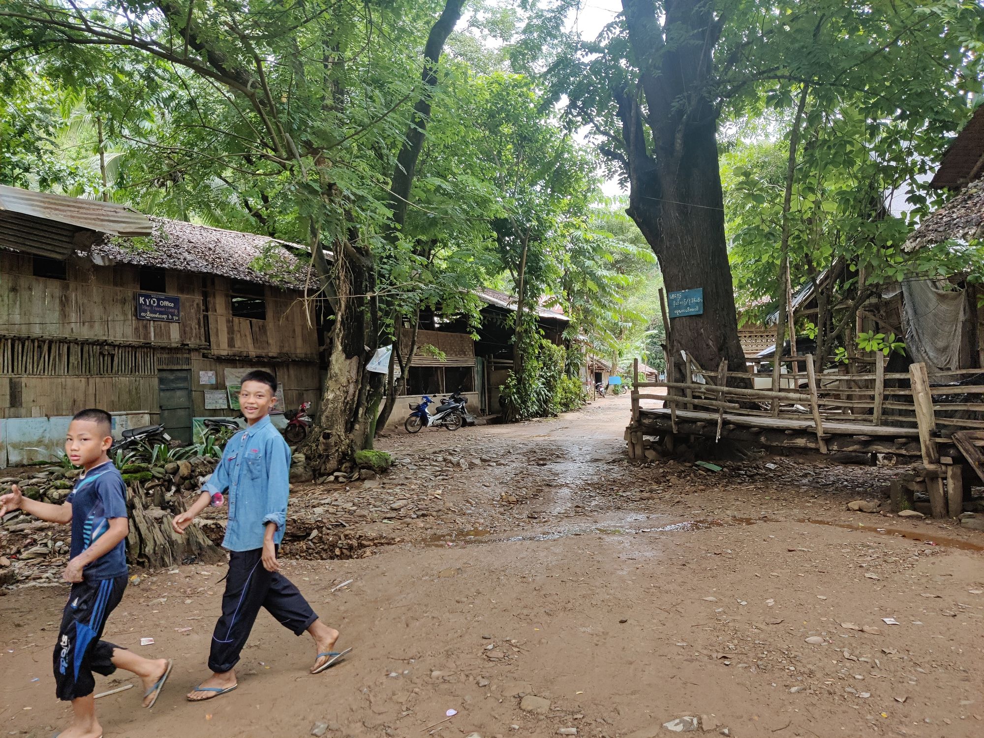 Daily life at the refugee camp