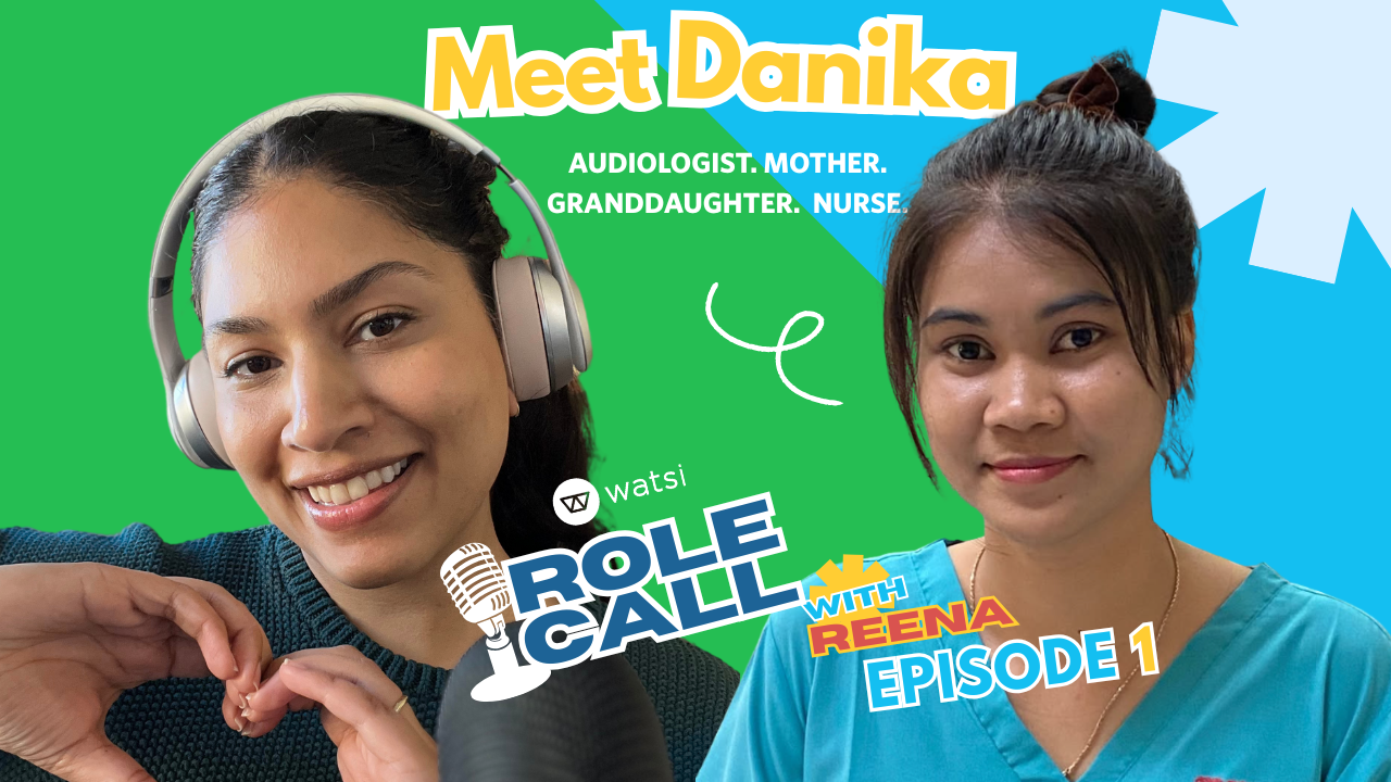 Image of Role Call Episode one featuring Danika from Cambodia and hosted by Reena.