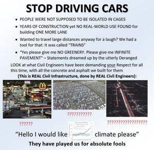 STOP DRIViNG CARS