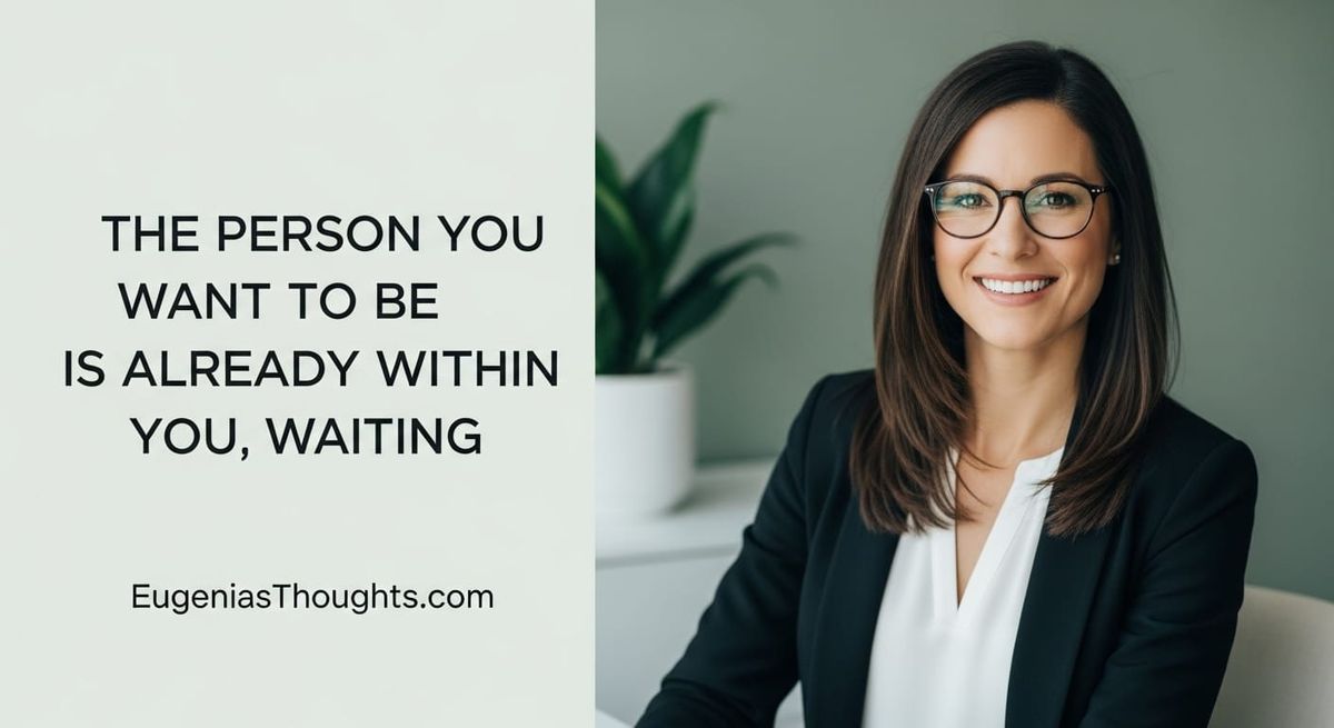 The Person You Want to Be Is Already Within You, Waiting