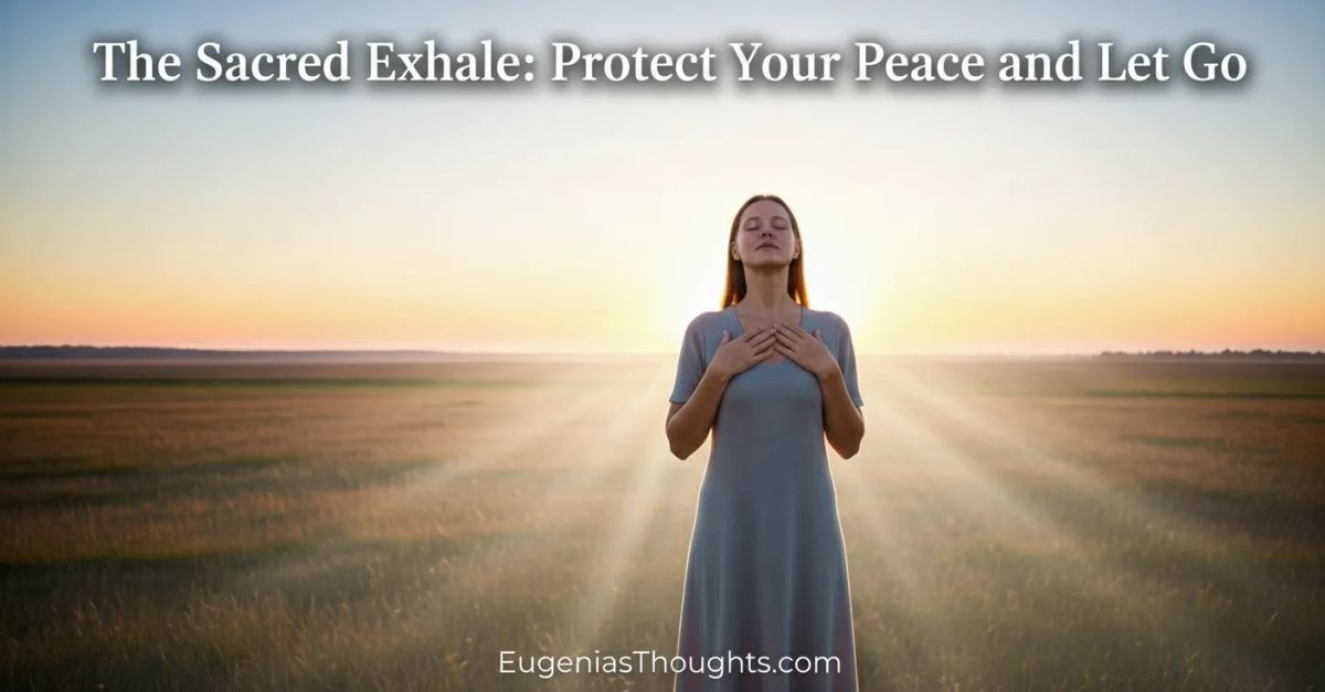 The Sacred Exhale: How to Know When It’s Time to Protect Your Peace and Let Go