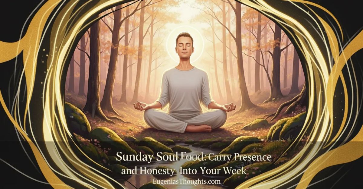 Soul Food for the Week: Carrying Honesty and Presence Forward