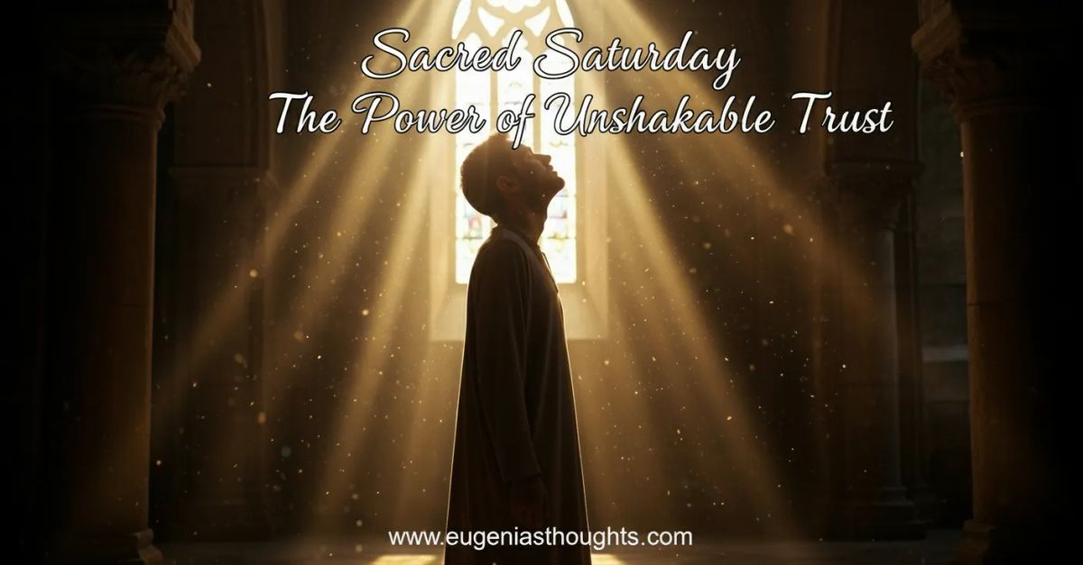 Sacred Saturday: The Power of Unshakable Trust