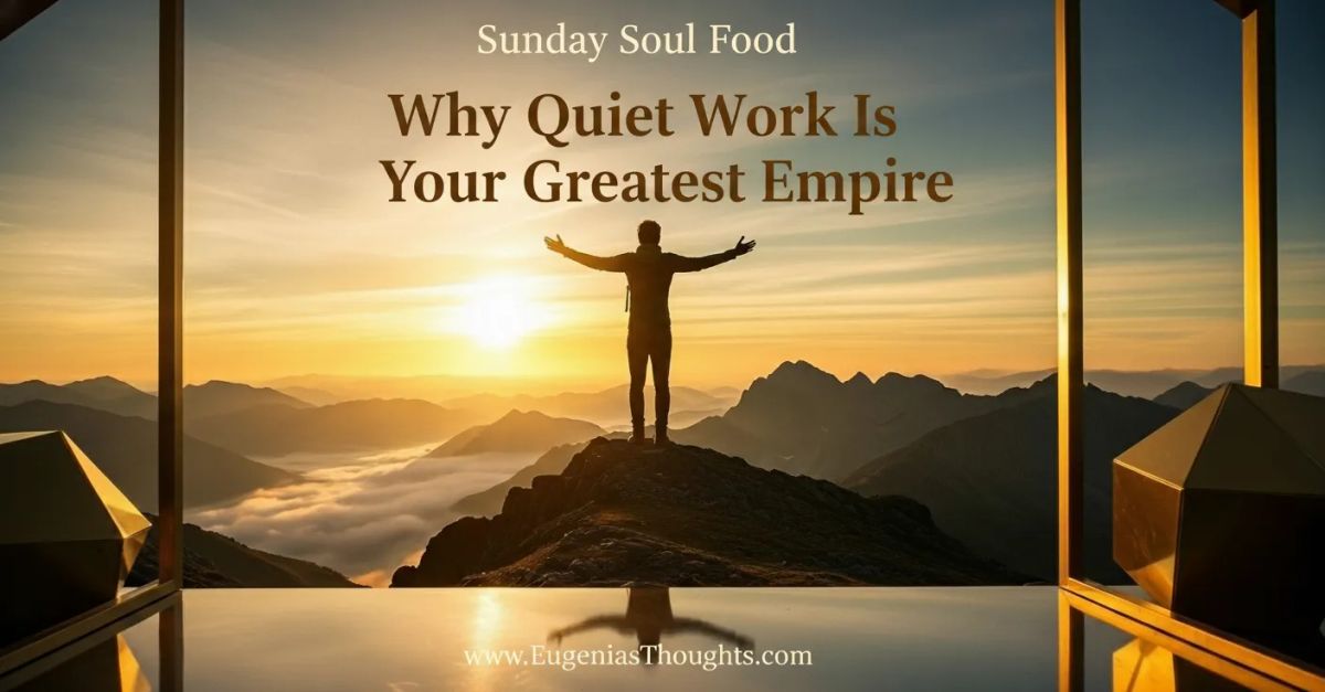 The Privilege of Defining Your Rules: Why Quiet Work is Your Greatest Empire