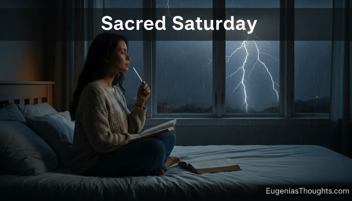 Sacred Saturday: Peace In The Middle Of The Storm