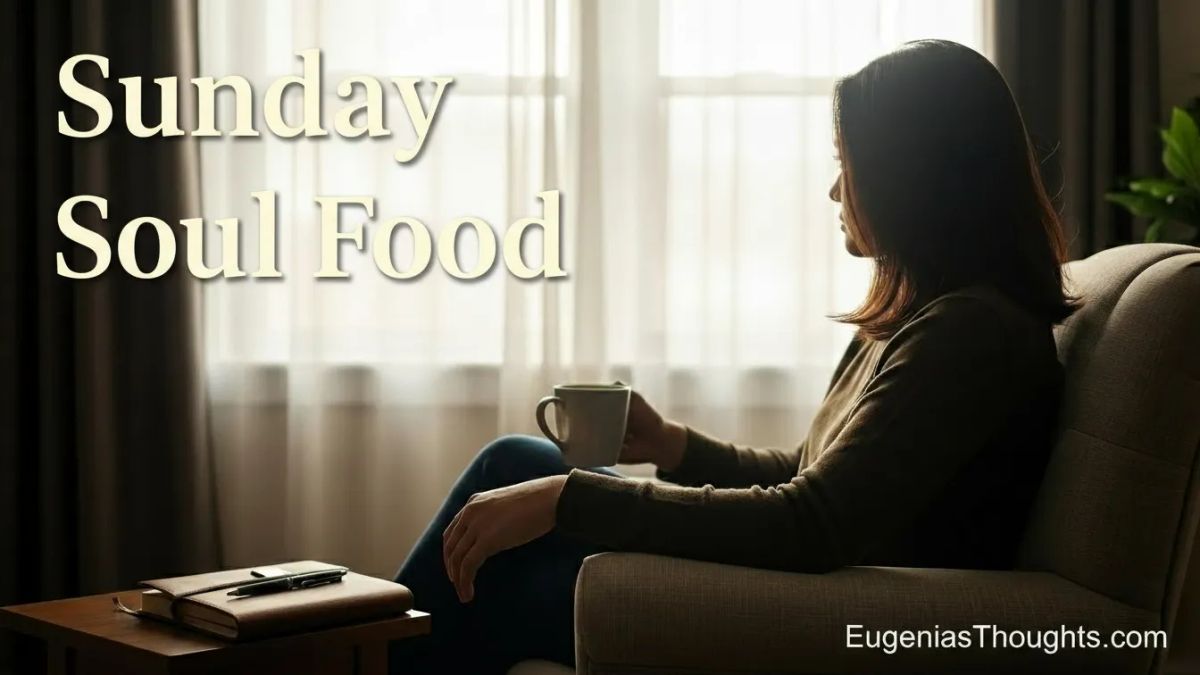 Sunday Soul Food: Sacred Stillness and Holy Boundaries