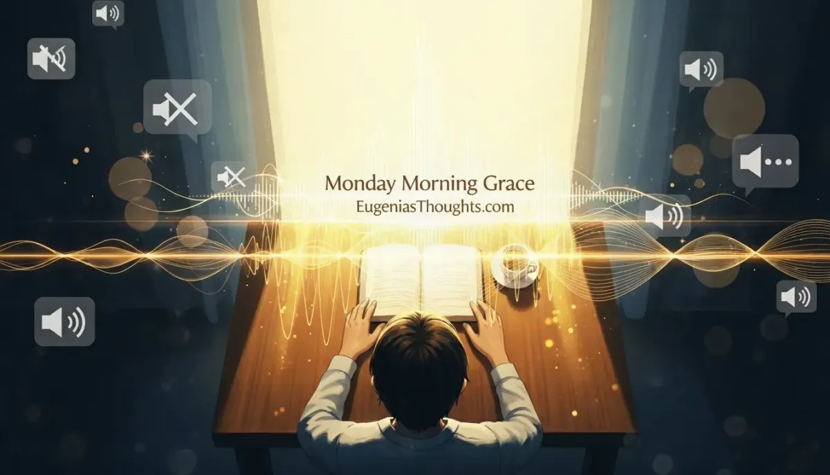 Monday Morning Grace: Tuning Into the Frequency Beneath the Noise