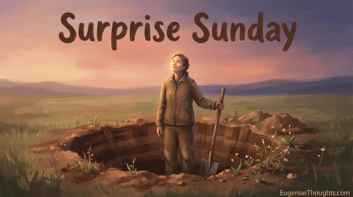 Surprise Sunday: When We Finally Stop Digging