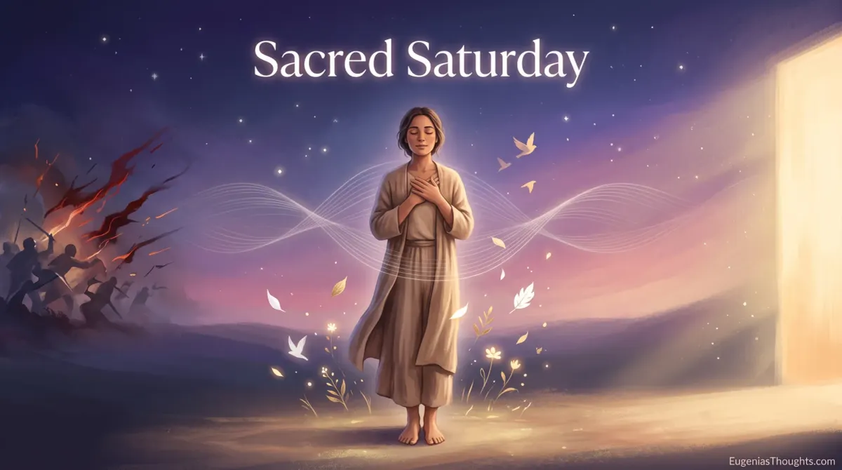 Sacred Saturday: When Heaven and Hell Clash and Your Body Still Chooses Peace