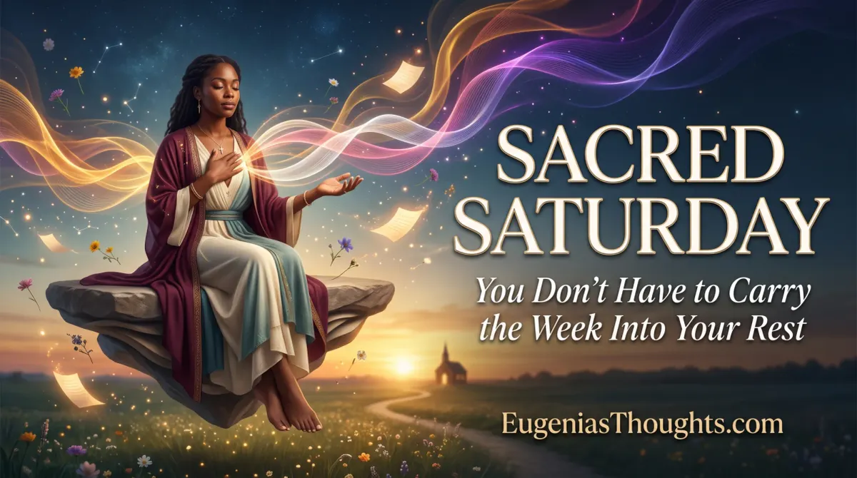 Sacred Saturday: You Don’t Have to Carry the Week Into Your Rest