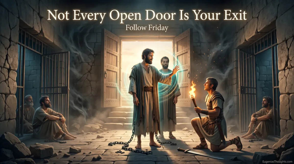 Follow Friday: Not Every Open Door Is Your Exit