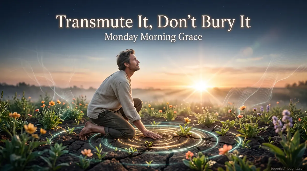 Monday Morning Grace: Transmute It, Don't Bury It