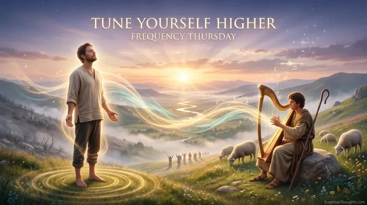 What you stay near, you start to sound like. Let Heaven set your pitch.