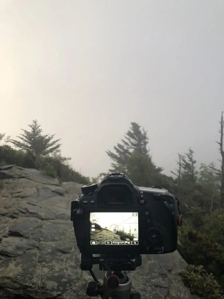 An example of how thick the clouds were at Myrtle Point that morning