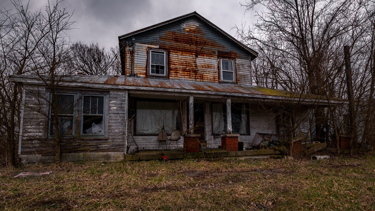 An abandoned house left to decay in Northern Kentucky.