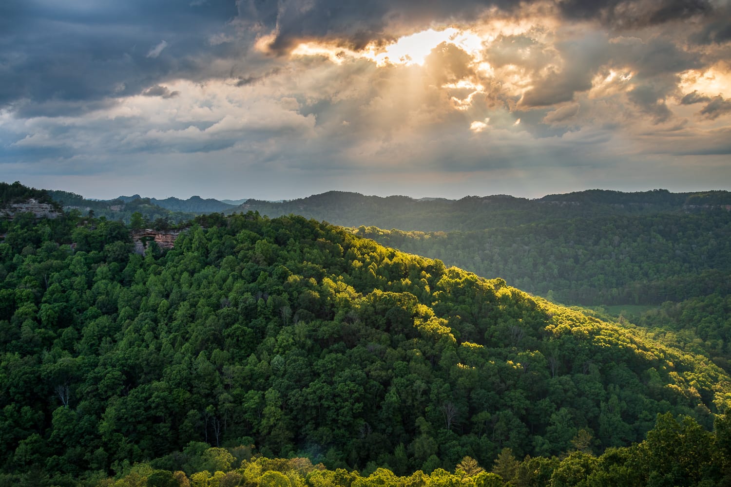 “Breaking Through” – Red River Gorge, Kentucky.