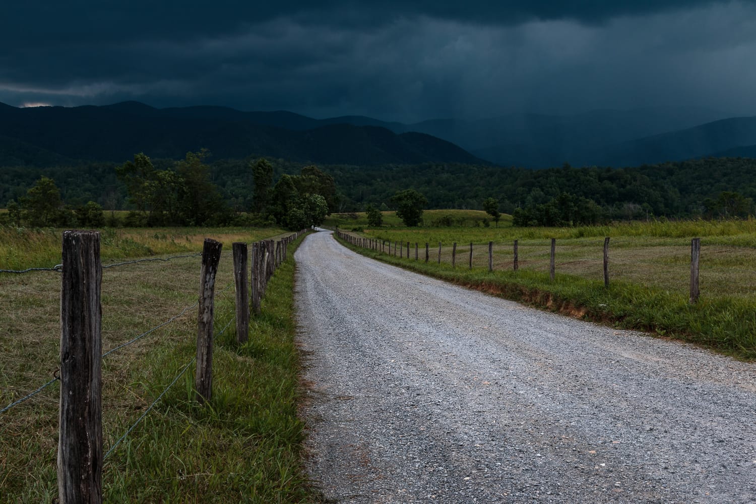 “Cades Cove Storm” . Cades Cove, Great Smoky Mountains, Tennessee – Shot at f/11