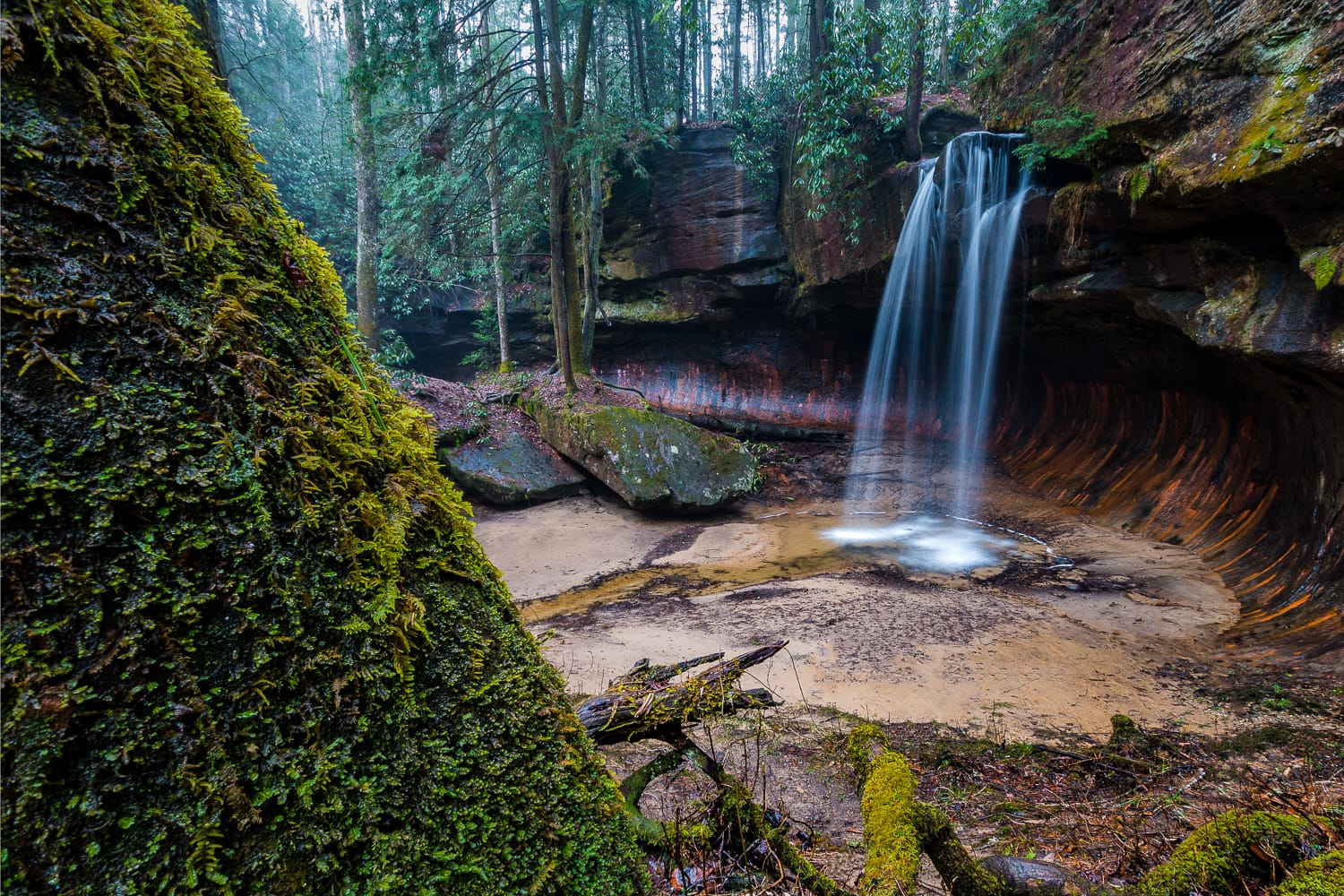 Pooch's Turtle Falls - Red River Gorge, Kentucky.