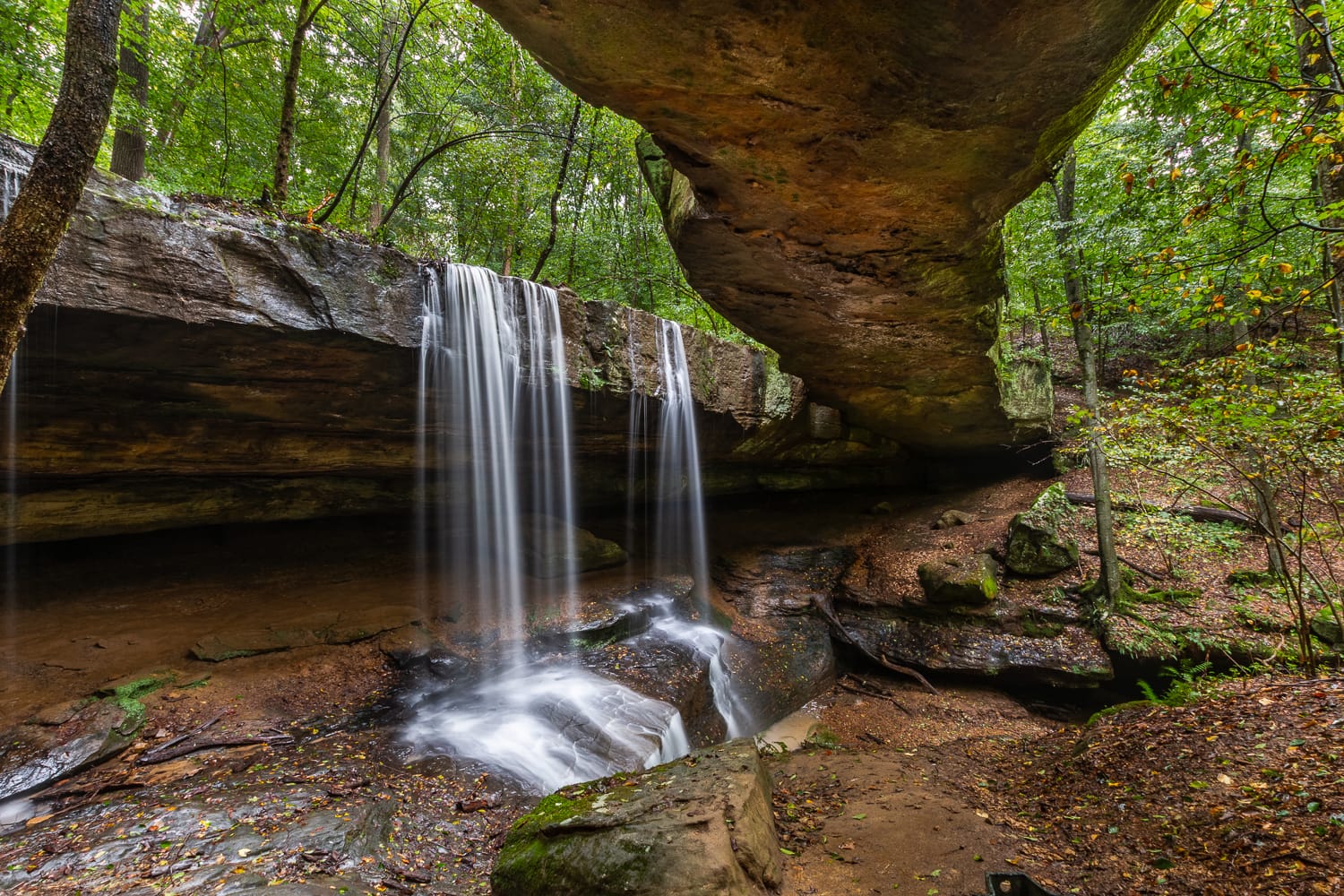 Rock Bridge, Hocking Hills, Ohio.