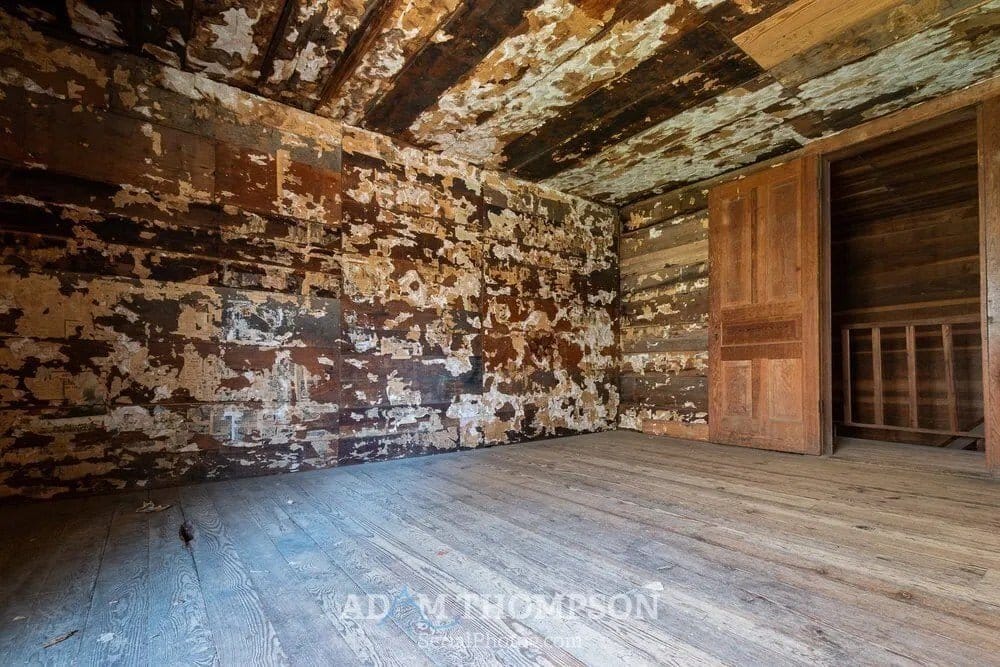 An example of the historic structures that can be found within the Cataloochee Valley of the Great Smoky Mountains. This was taken in an upstairs room of the Caldwell House.