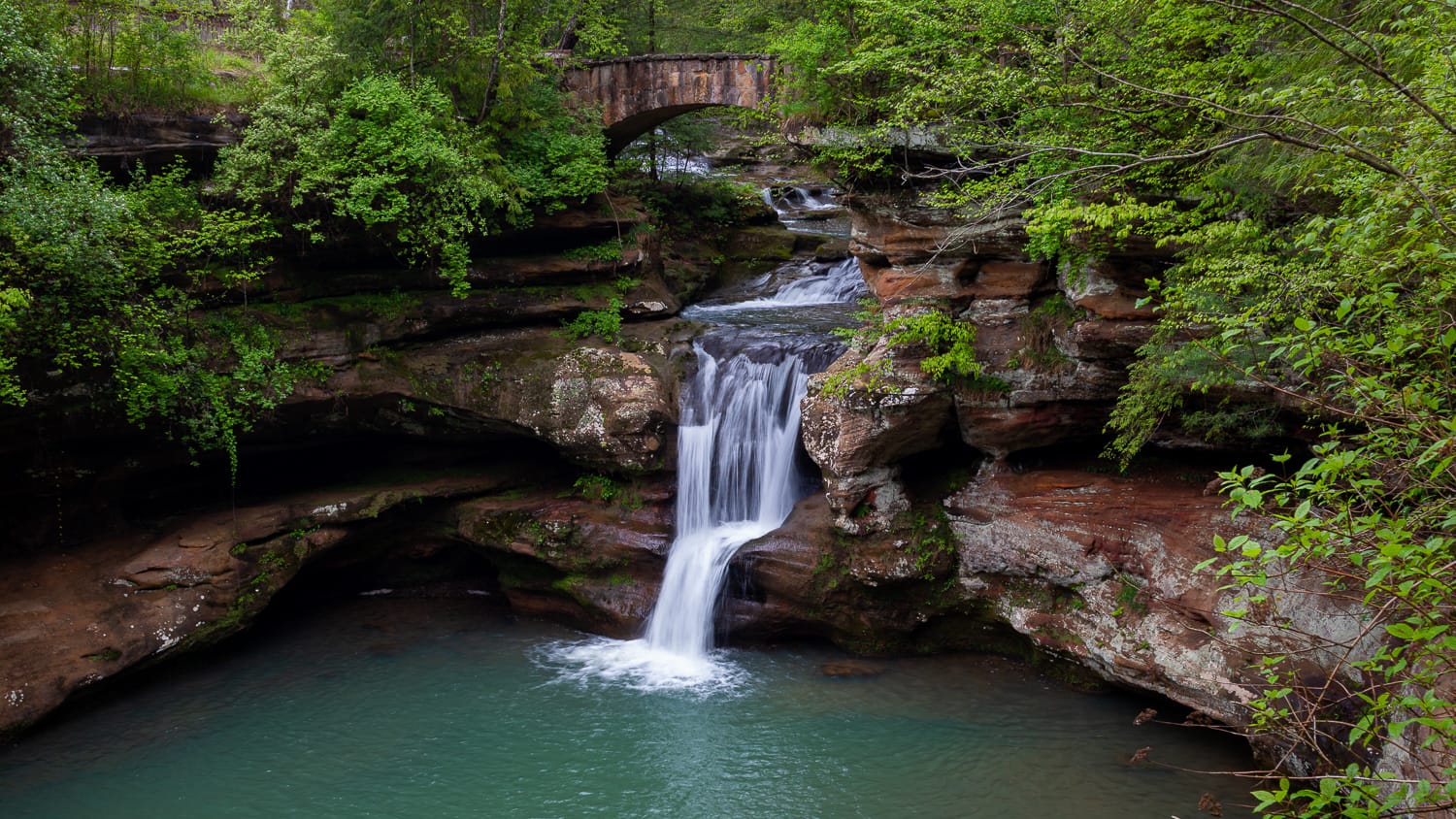 Upper Falls, Hocking Hills State Park, Ohio.