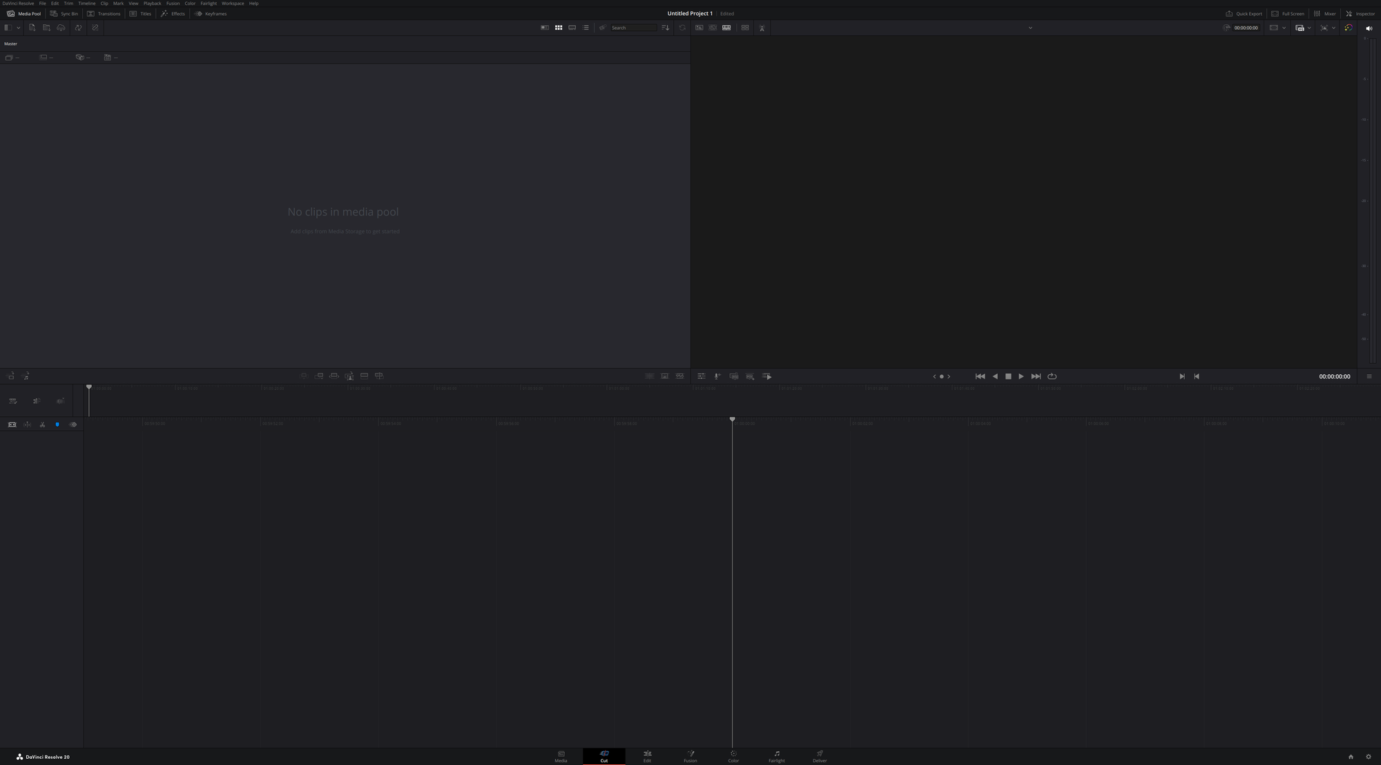 Davinci Resolve running on Linux. 
