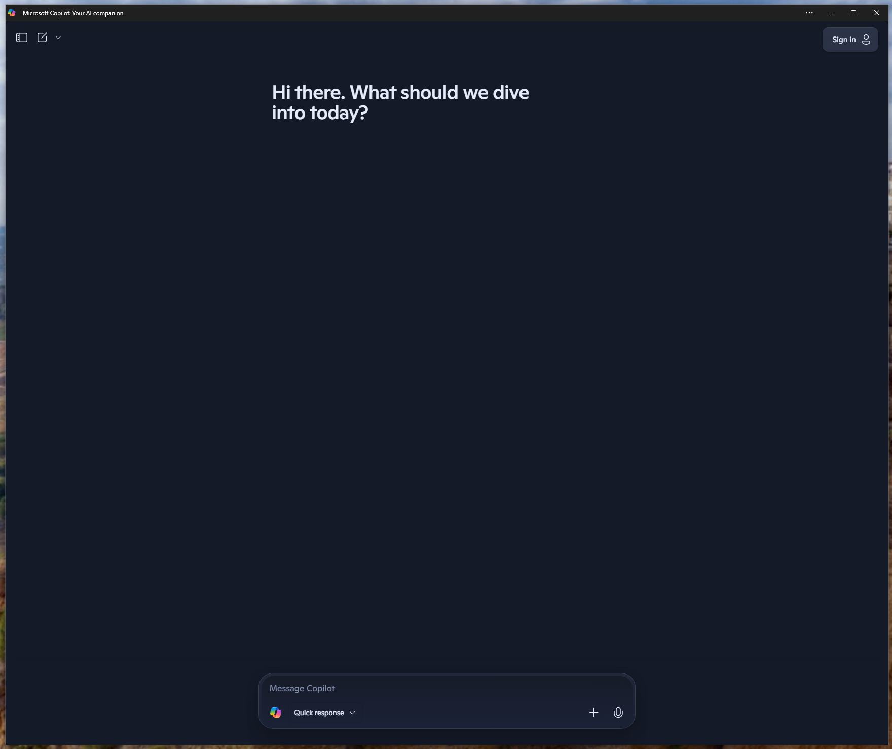 Microsoft Copilot is the AI built right into Windows.