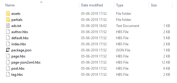 ads.txt in Ghost theme