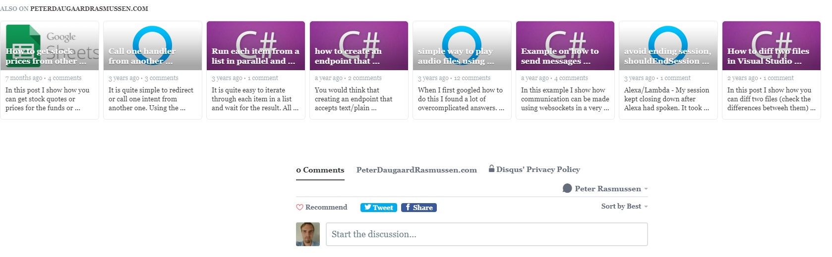 Disqus-recommendations-mark-up-broken