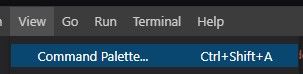 VSCode-Command-palette
