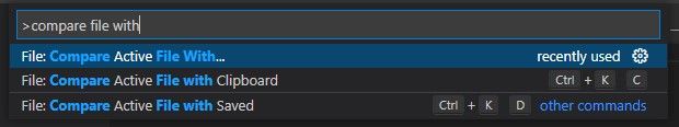 VScode-compare-active-file-with