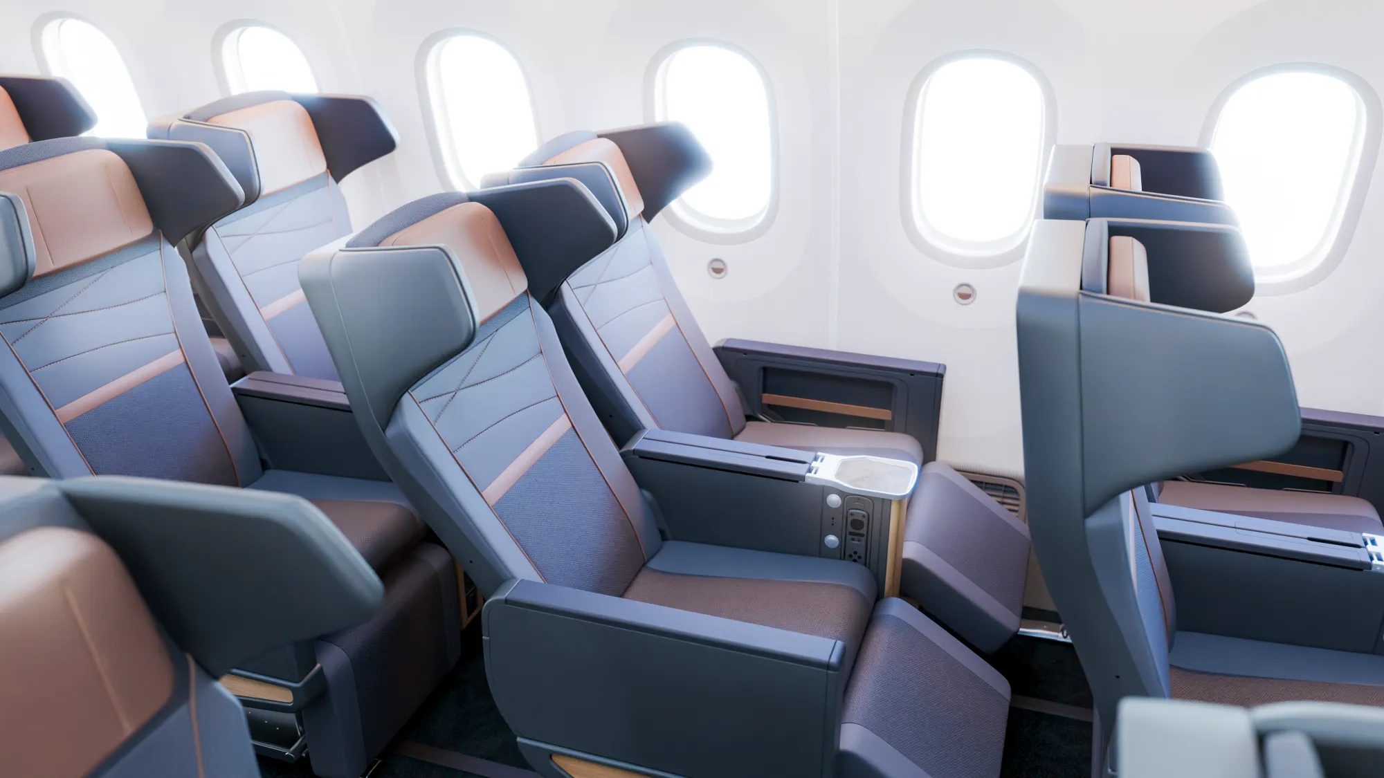 Alaska Airlines Premium Reserve on a Boeing 787.