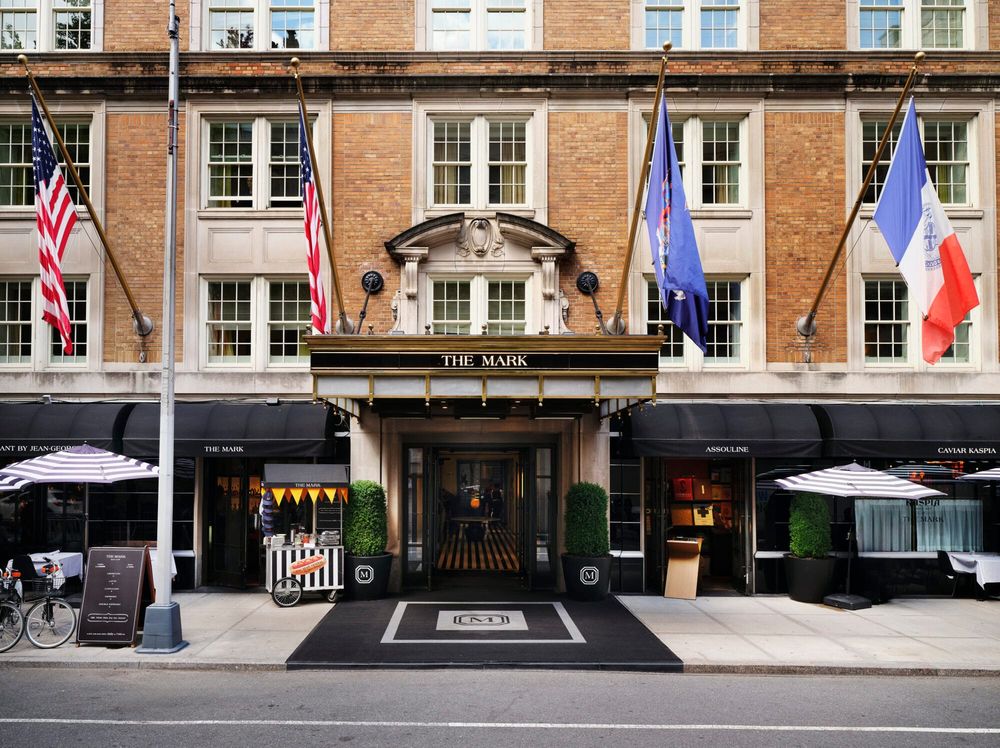 The exterior of The Mark Hotel in Manhattan, New York City.